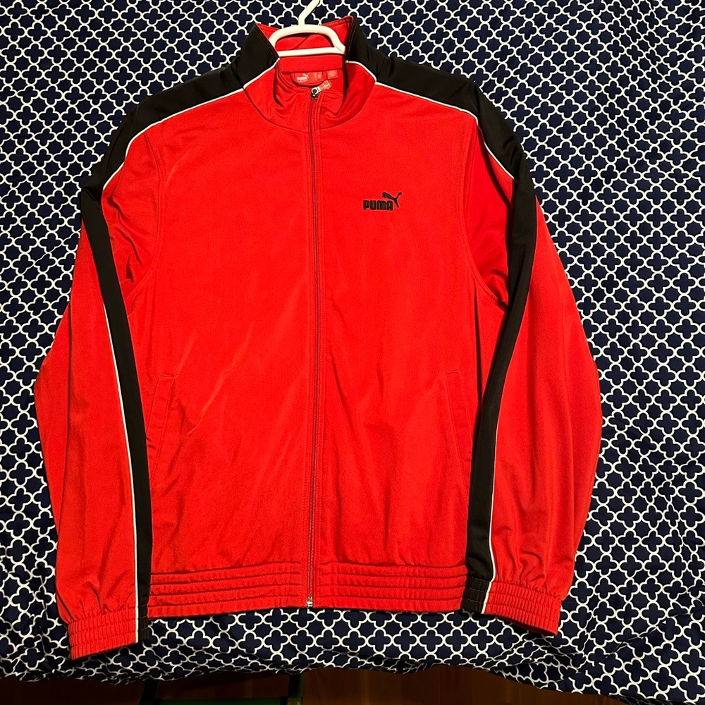Puma Warm Up Jacket Red/black size XL